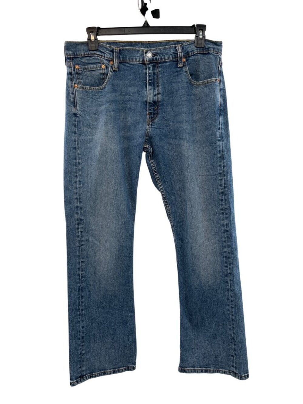 Levis 527 Slim Bootcut Jeans Mens 38x30 Used Blue Stretch Denim